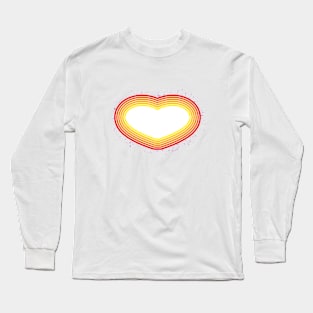 Splattered Heart Long Sleeve T-Shirt